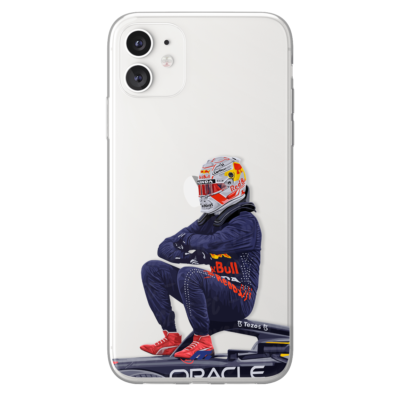 Max Verstappen phone case RedBull Formula 1 clear phone case for smartphone