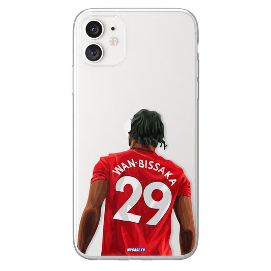 Aaron Wan-Bissaka phone case Manchester United Premier League clear phone case for smartphone