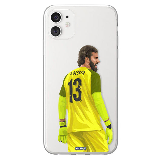 Alisson Becker phone case Liverpool Football Club Premier League clear phone case for smartphone