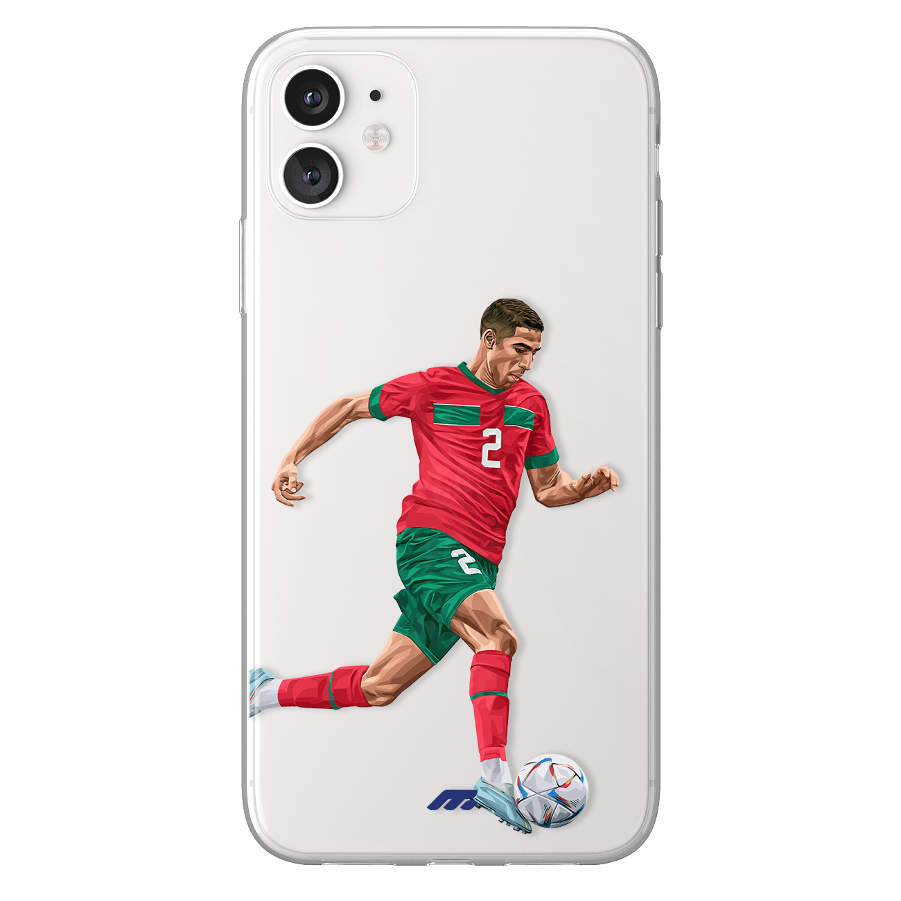 Hakimi phone case Marocco International football clear phone case for smartphone