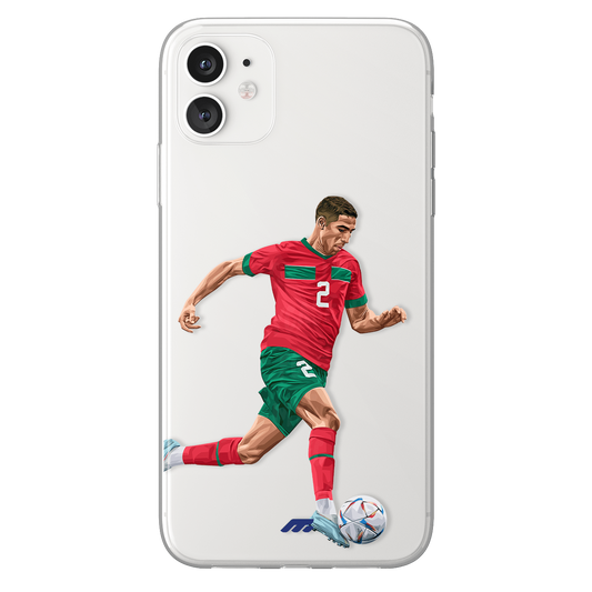 Hakimi phone case Marocco International football clear phone case for smartphone