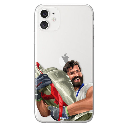 Alisson Becker phone case Liverpool Football Club Premier League clear phone case for smartphone