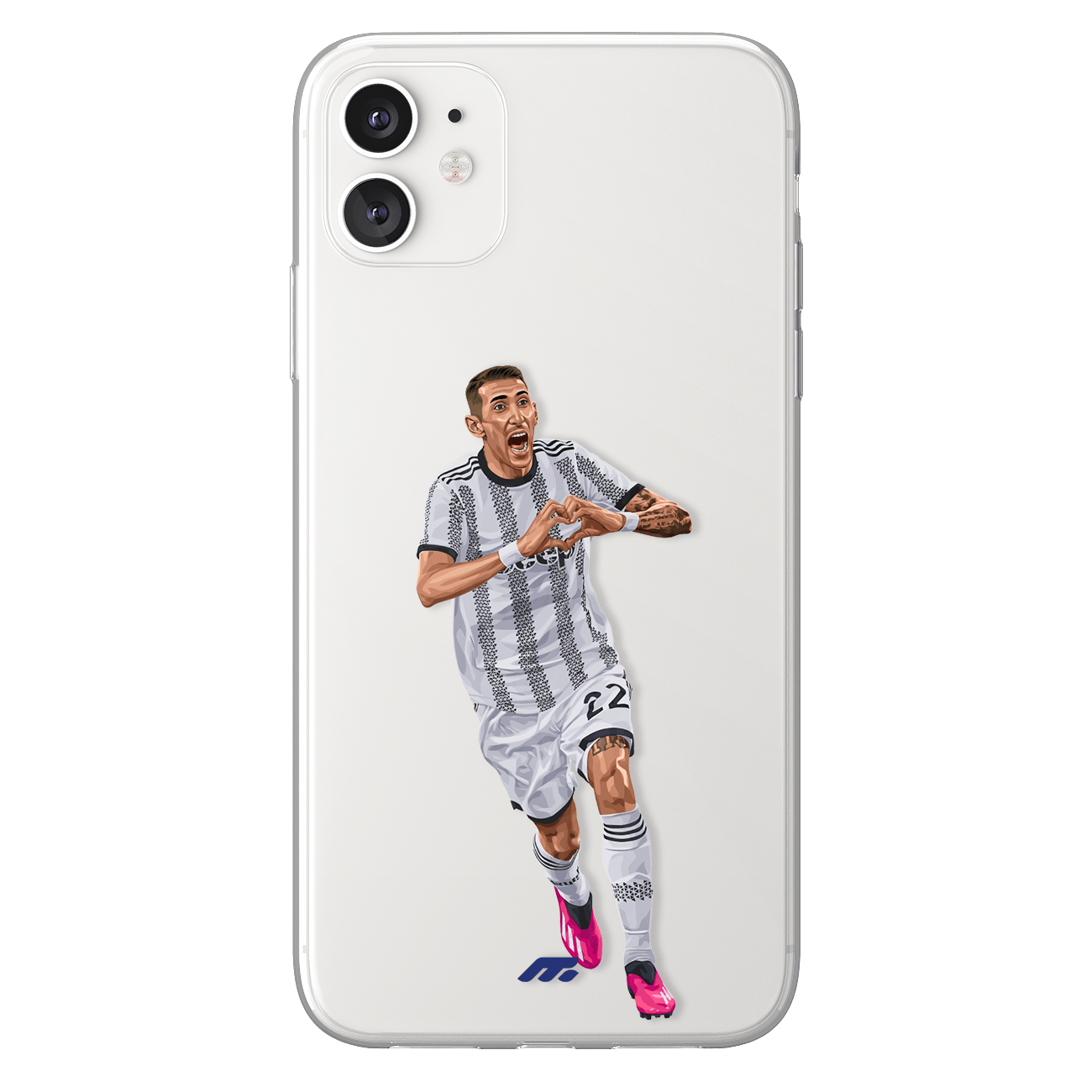 Di Maria phone case Juventus Football Club Serie A clear phone case for smartphone