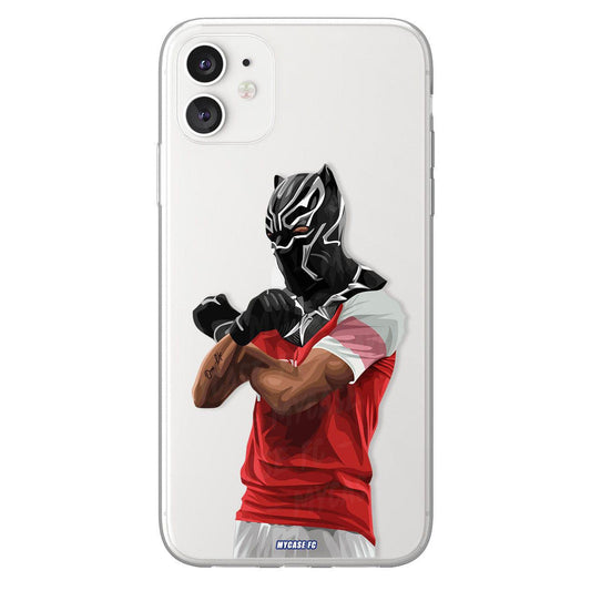 Aubameyang phone case Arsenal FC Premier League clear phone case for smartphone
