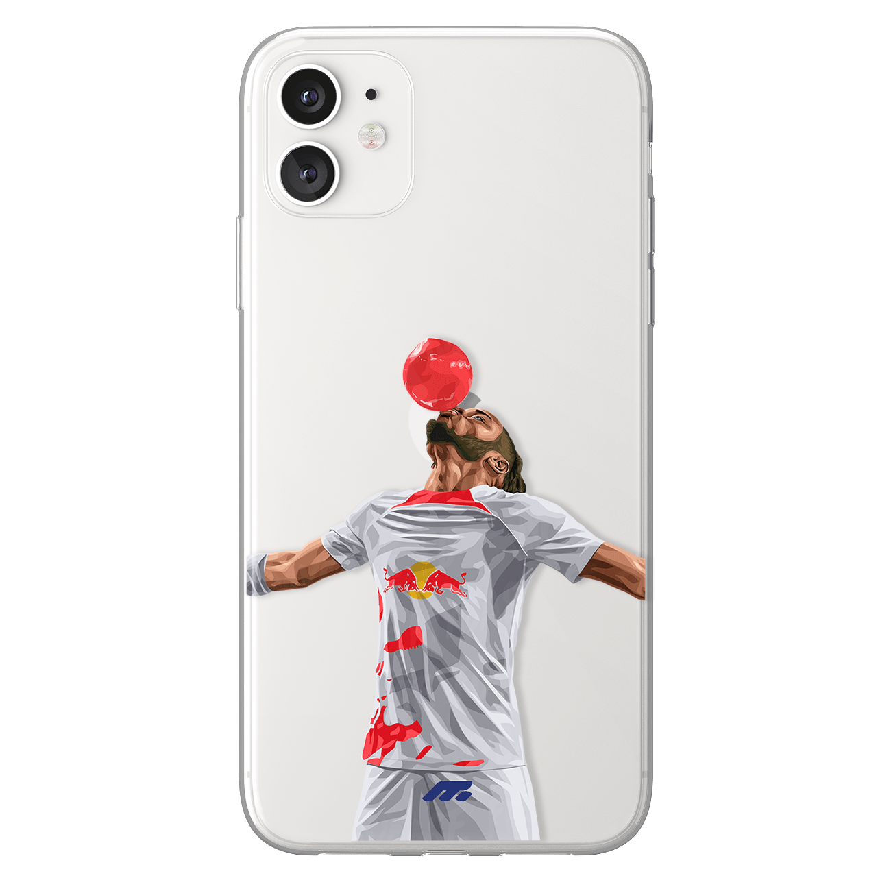 Nkunku phone case RB Leipzig Bundesliga clear phone case for smartphone