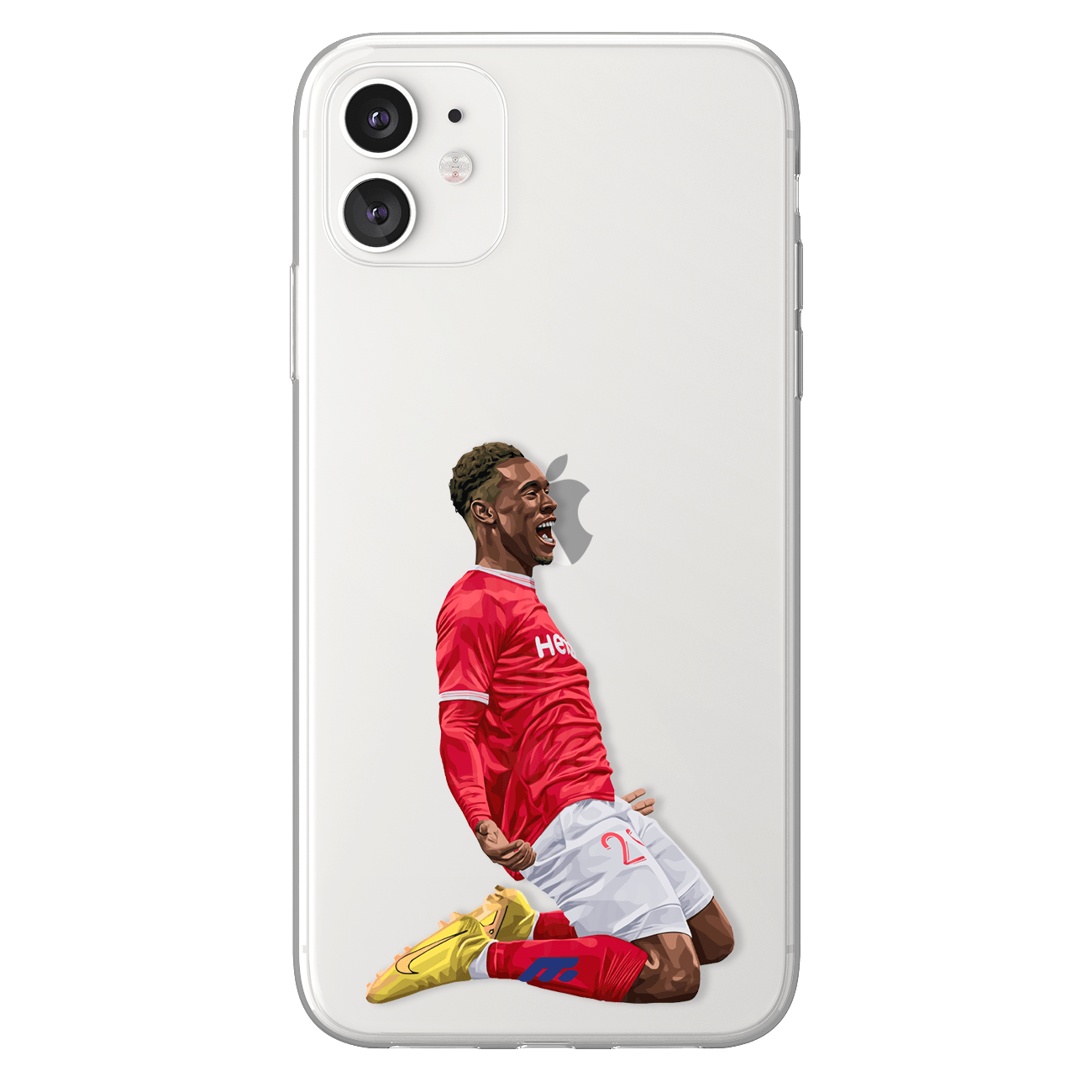 Balogun phone case Arsenal FC Ligue 1 clear phone case for smartphone