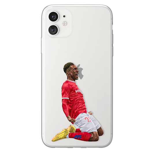 Balogun phone case Arsenal FC Ligue 1 clear phone case for smartphone