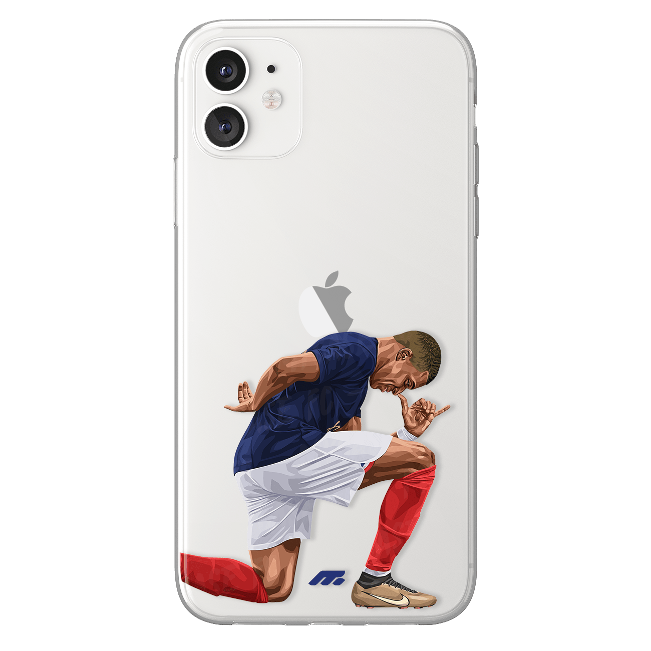 Kylian Mbappé phone case Equipe de France International football clear phone case for smartphone