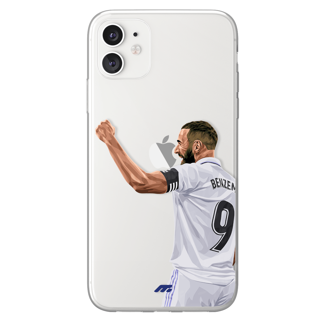 Benzema phone case Real Madrid CF La Liga clear phone case for smartphone