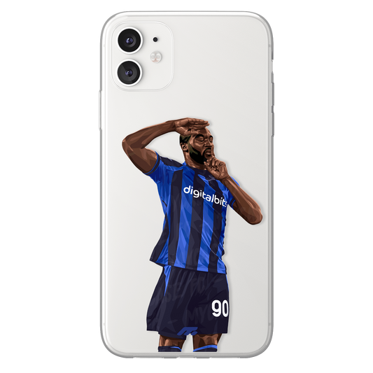 Lukaku phone case Internazionale Milano Serie A clear phone case for smartphone
