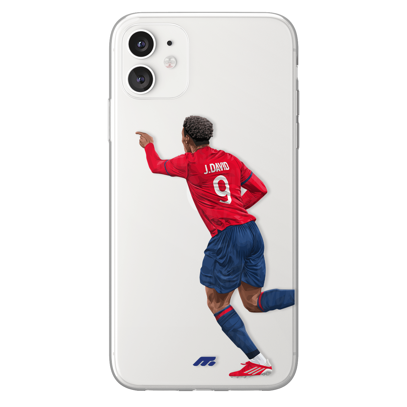 Jonathan David phone case Lille OSC Ligue 1 clear phone case for smartphone