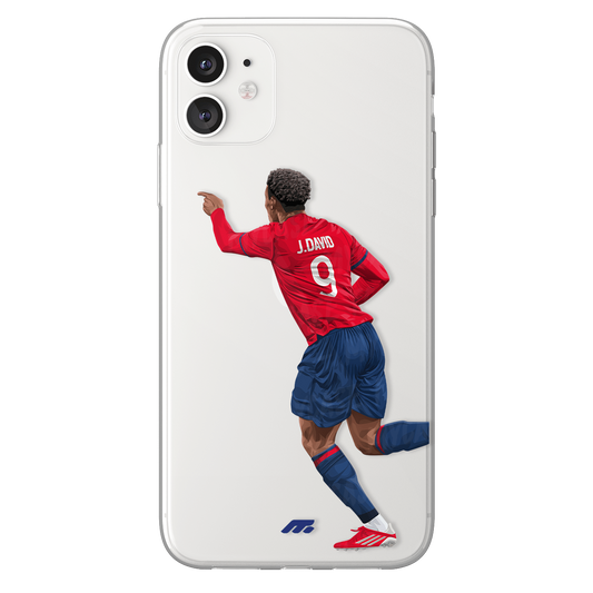 Jonathan David phone case Lille OSC Ligue 1 clear phone case for smartphone