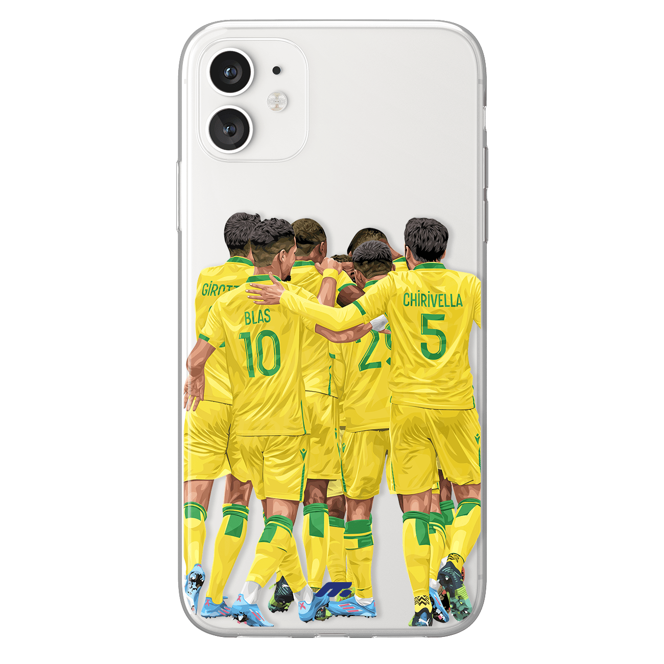 Collectif phone case FC Nantes Ligue 1 clear phone case for smartphone