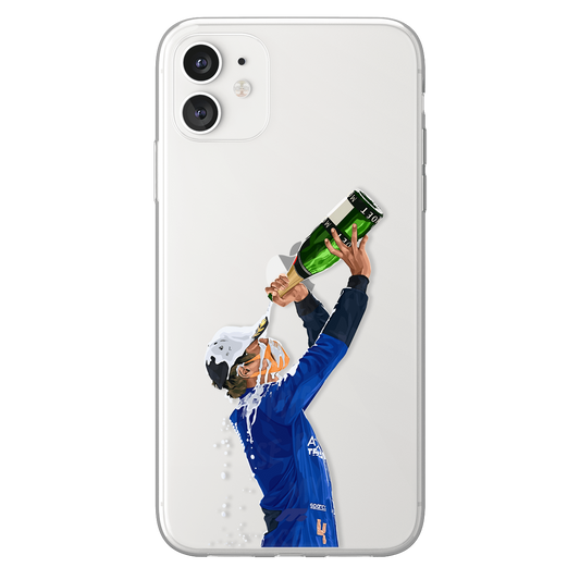 Lando Norris phone case McLaren Formula 1 clear phone case for smartphone