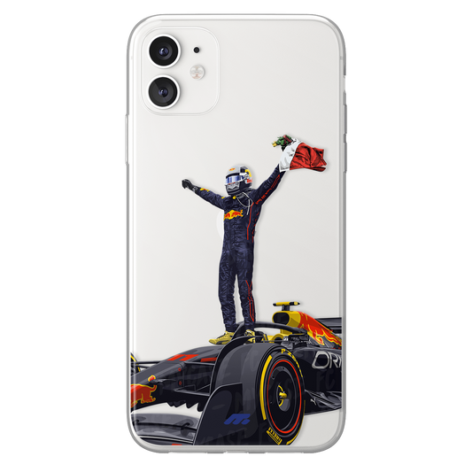 Sergio Perez phone case RedBull Formula 1 clear phone case for smartphone