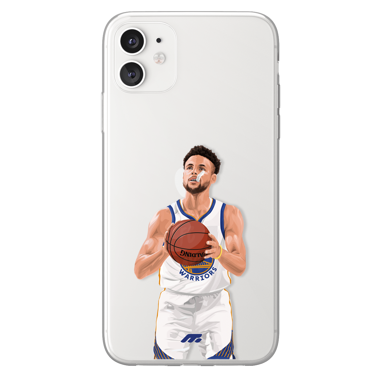 Steph Curry phone case Golden State Warriors NBA clear phone case for smartphone