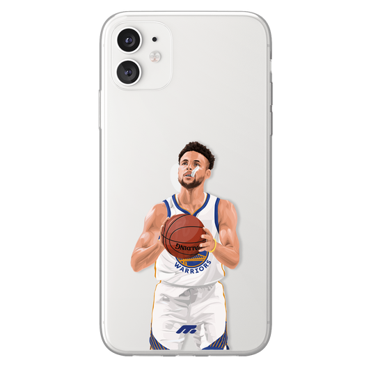 Steph Curry phone case Golden State Warriors NBA clear phone case for smartphone