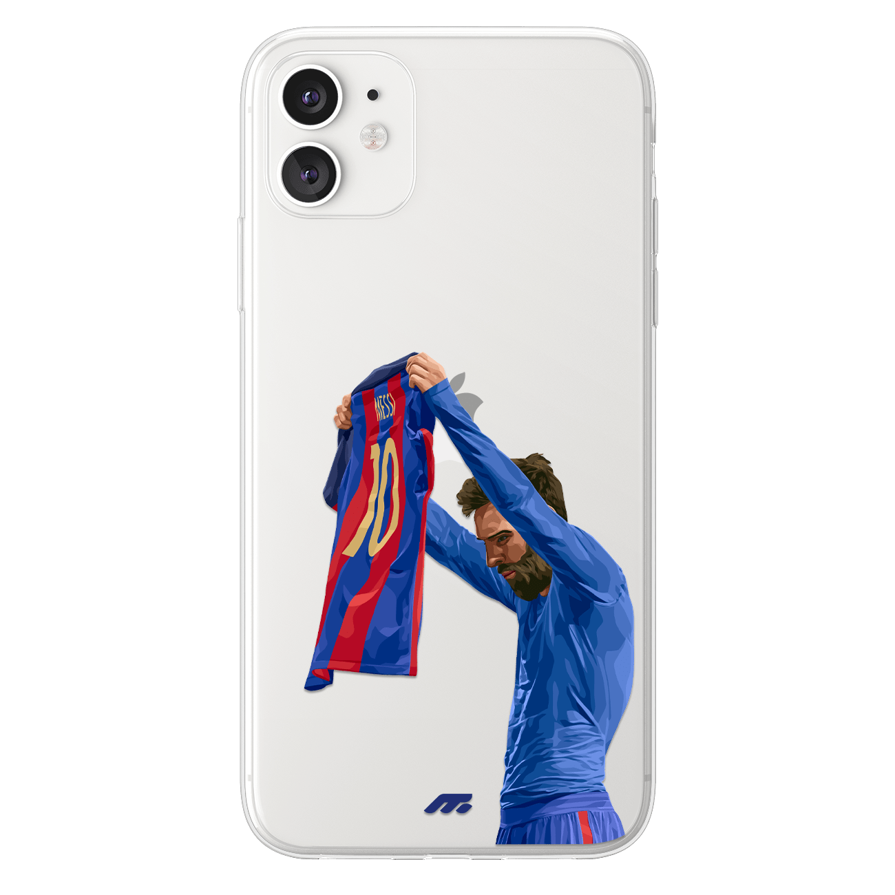 Léo Messi phone case FC Barcelona La Liga clear phone case for smartphone