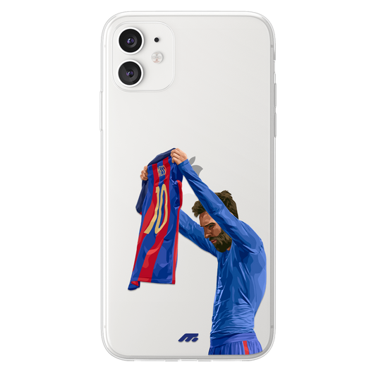 Léo Messi phone case FC Barcelona La Liga clear phone case for smartphone