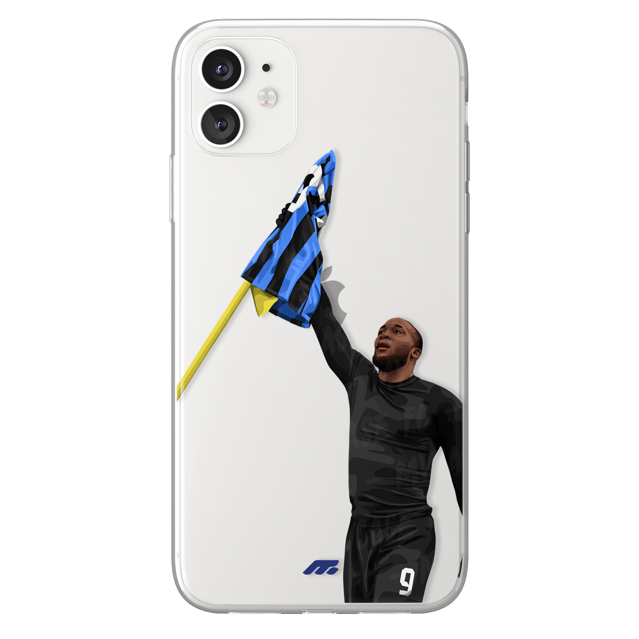 Romelu Lukaku phone case Internazionale Milano Serie A clear phone case for smartphone