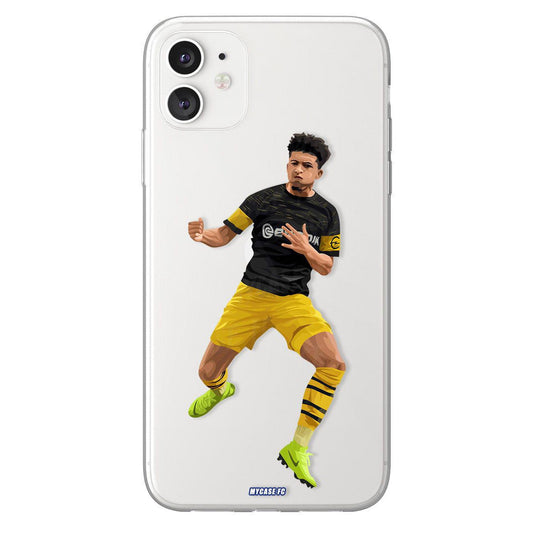 Jadon Sancho phone case Borussia Dortmund Bundesliga clear phone case for smartphone