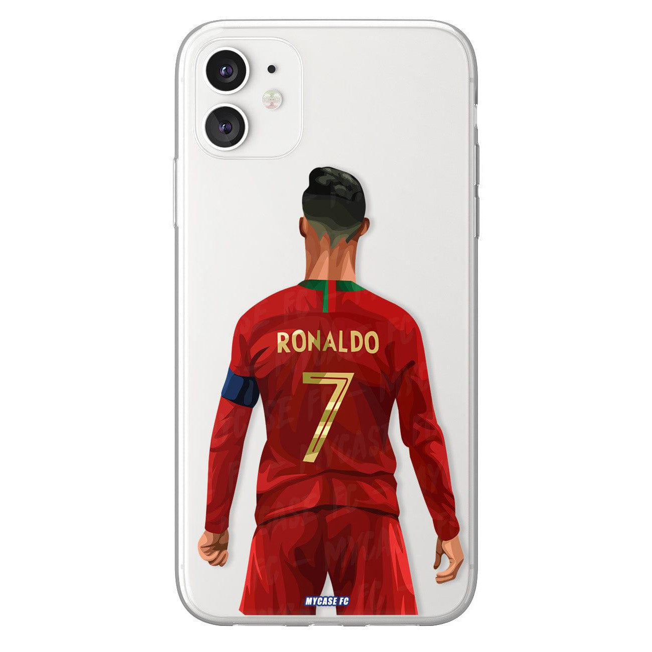 Cristiano Ronaldo phone case Portugal International football clear phone case for smartphone