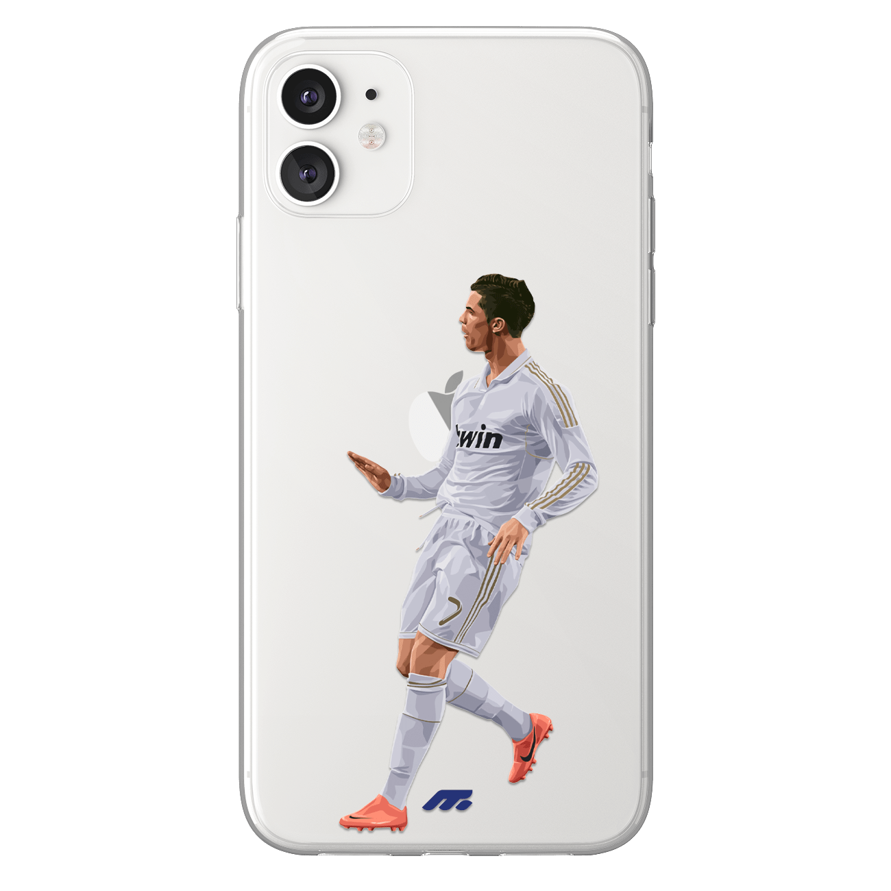 Cristiano Ronaldo phone case Real Madrid CF La Liga clear phone case for smartphone