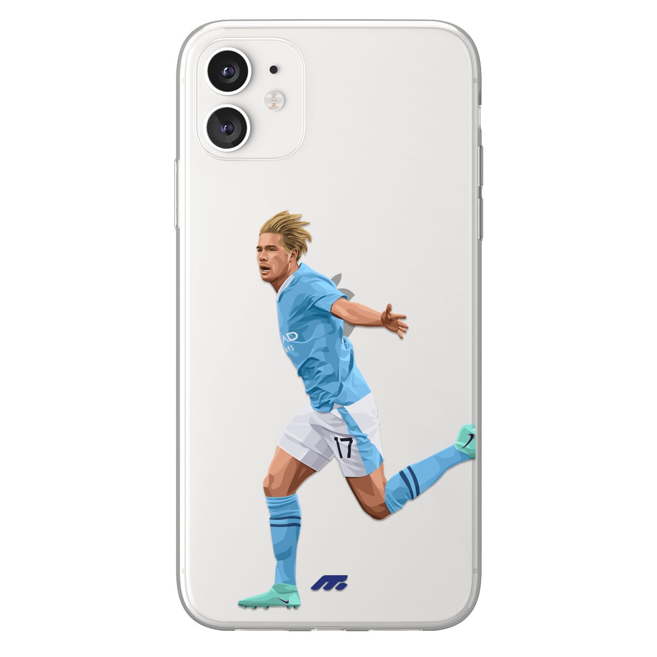 Kevin De Bruyne phone case Manchester City Premier League clear phone case for smartphone