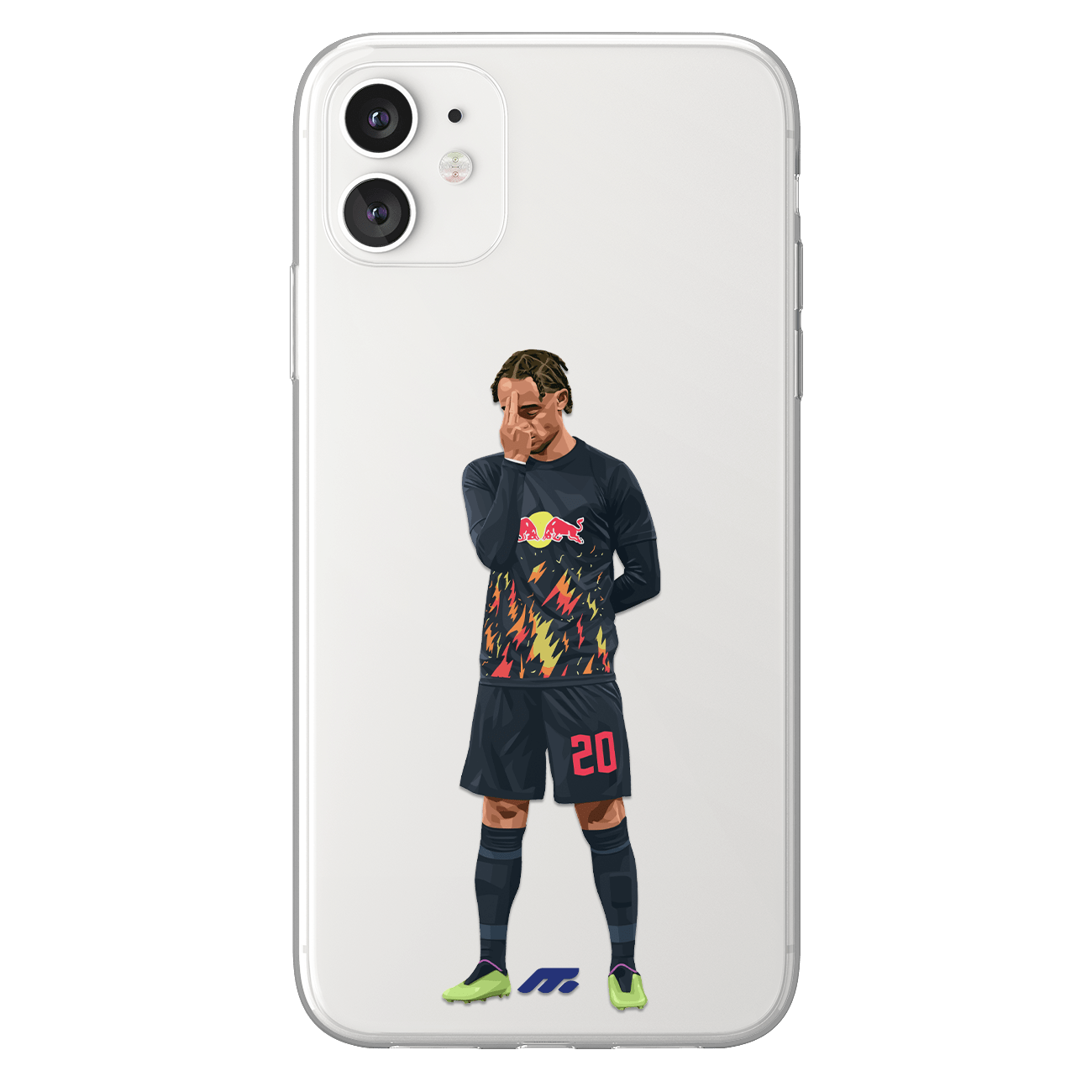 Xavi Simons phone case RB Leipzig Bundesliga clear phone case for smartphone