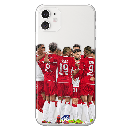 Collectif phone case AS Monaco Ligue 1 clear phone case for smartphone