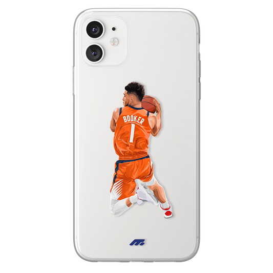 Devin Booker phone case Phoenix Suns NBA clear phone case for smartphone