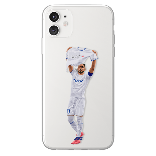 Dimitri Payet phone case Olympique de Marseille Ligue 1 clear phone case for smartphone