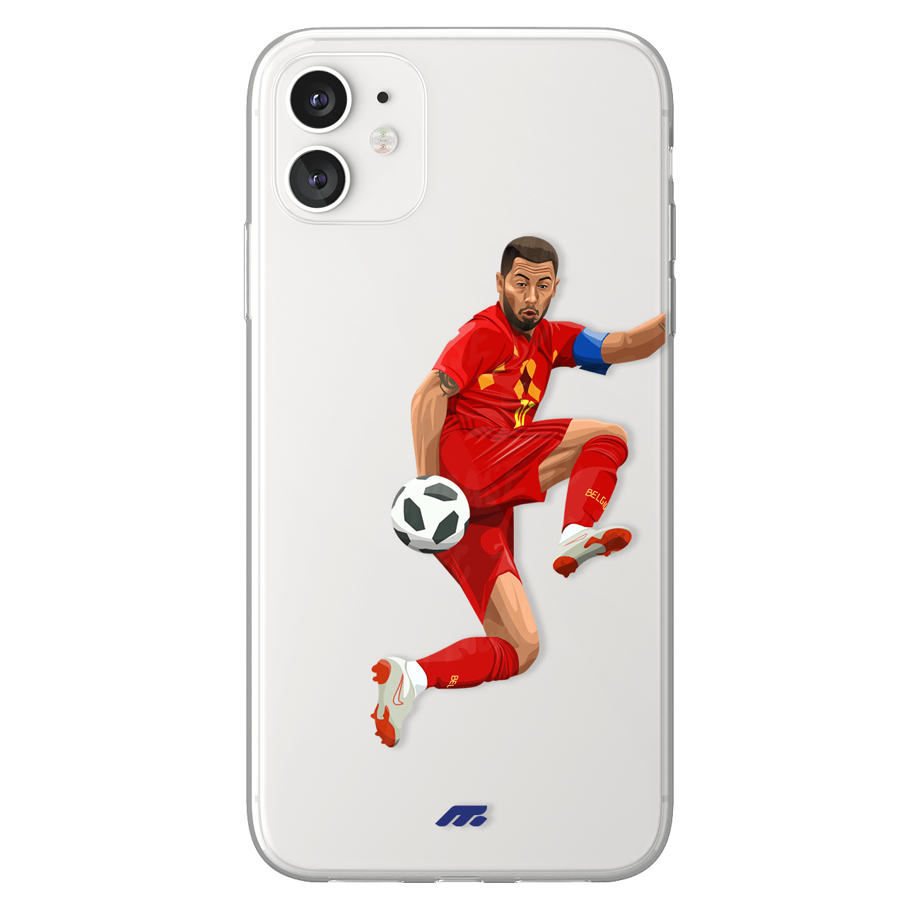 Eden Hazard phone case Belgium International football clear phone case for smartphone