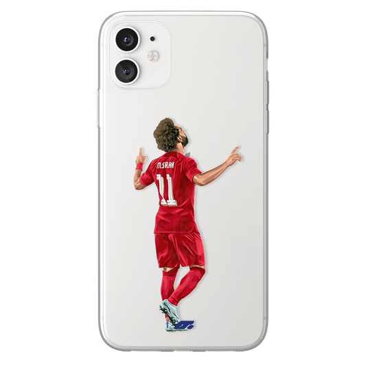 Mohamed Salah phone case Liverpool Football Club Premier League clear phone case for smartphone