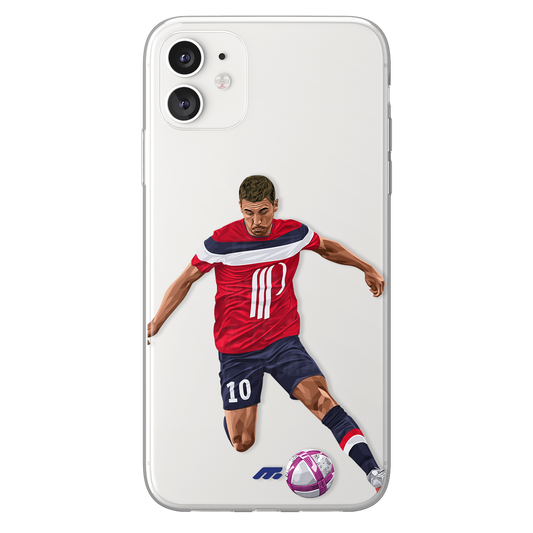 Eden Hazard phone case Lille OSC Ligue 1 clear phone case for smartphone
