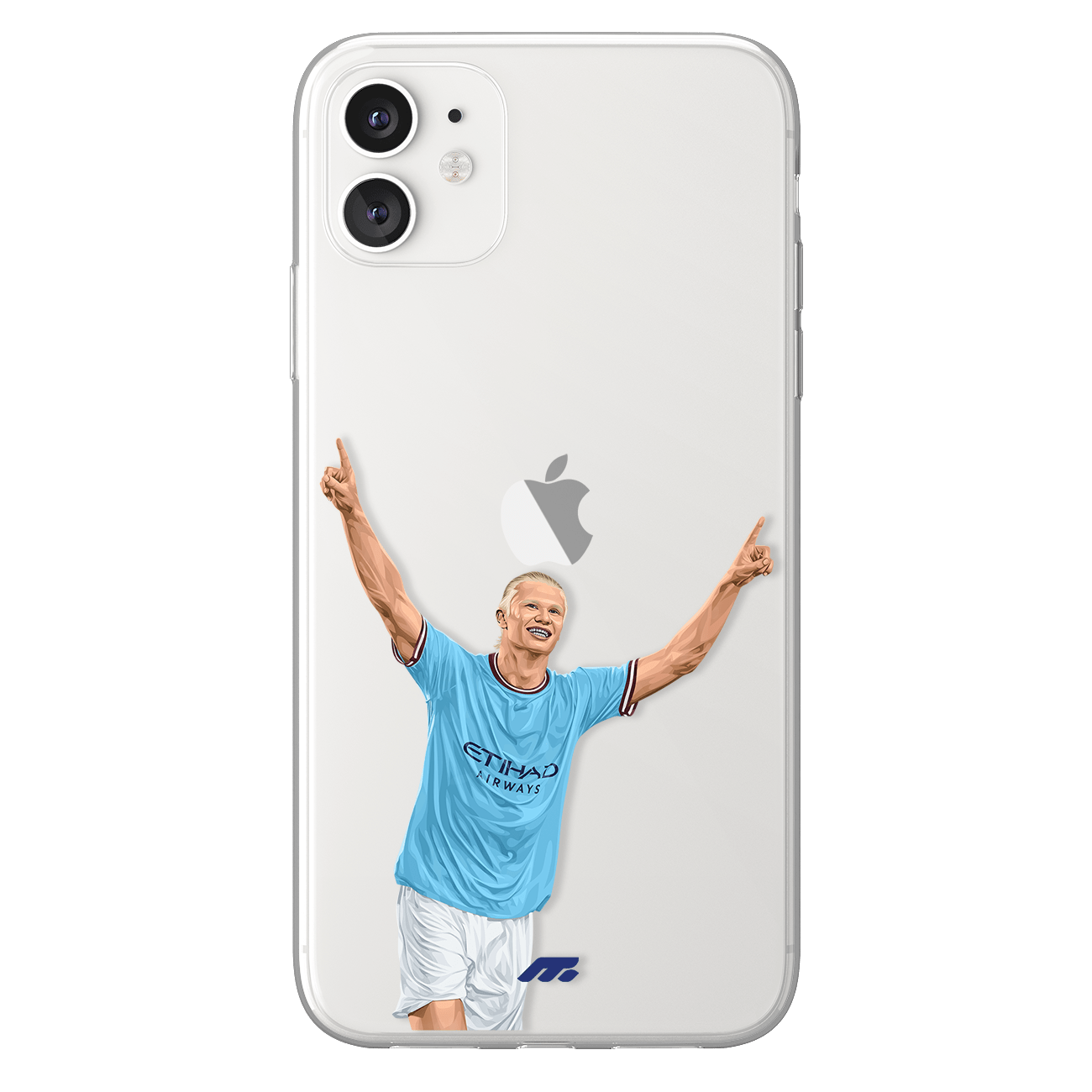 Erling Haaland phone case Manchester City Premier League clear phone case for smartphone