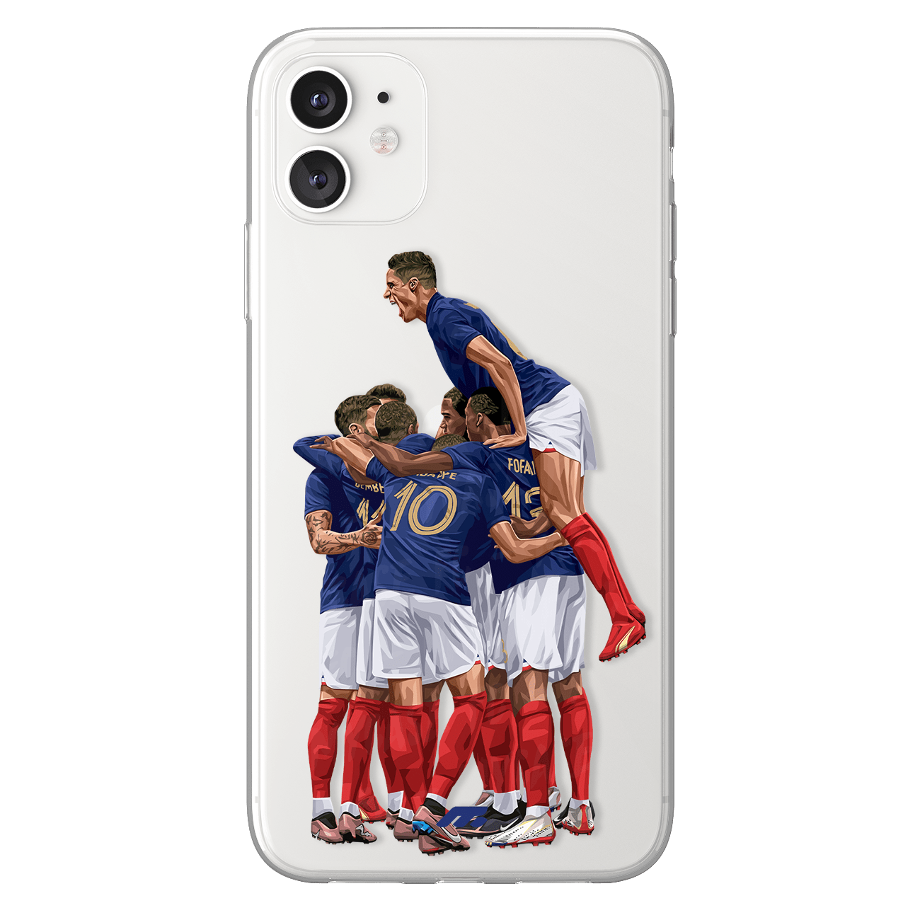 Les Bleus phone case Equipe de France International football clear phone case for smartphone