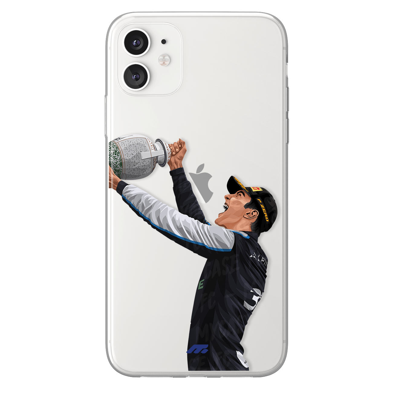Esteban Ocon phone case Alpine Formula 1 clear phone case for smartphone