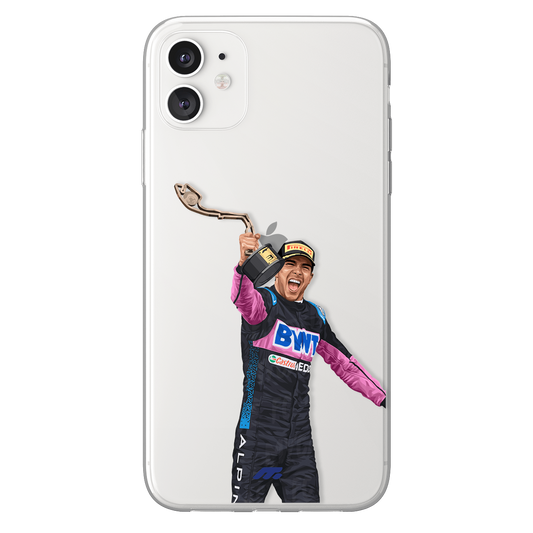 Esteban Ocon phone case Alpine Formula 1 clear phone case for smartphone