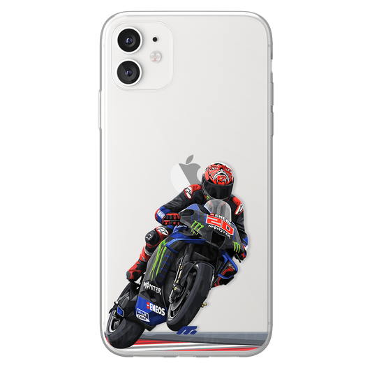 Fabio Quartararo phone case Yamaha Moto GP clear phone case for smartphone