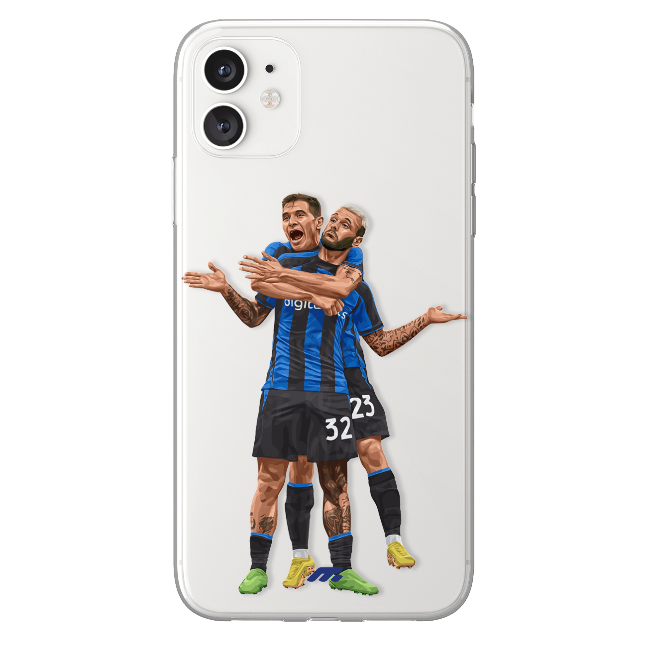 Fede Dimarco phone case Internazionale Milano Serie A clear phone case for smartphone