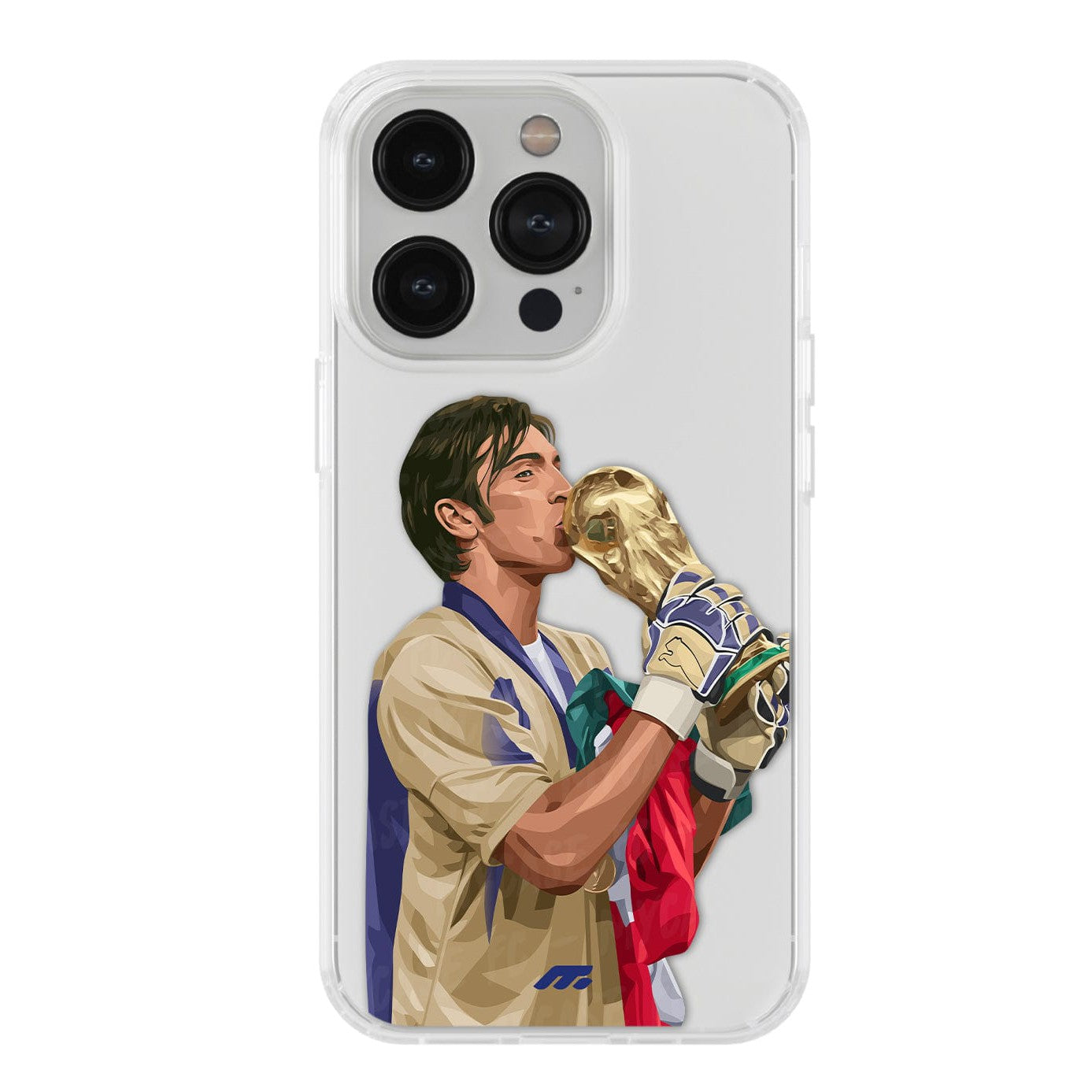 Gianluigi Buffon phone case Arsenal FC International football clear phone case for smartphone