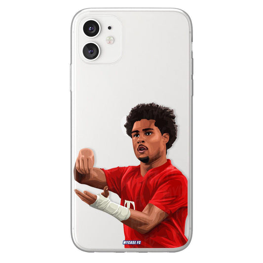 Serge Gnabry phone case Bayern Munich Bundesliga clear phone case for smartphone