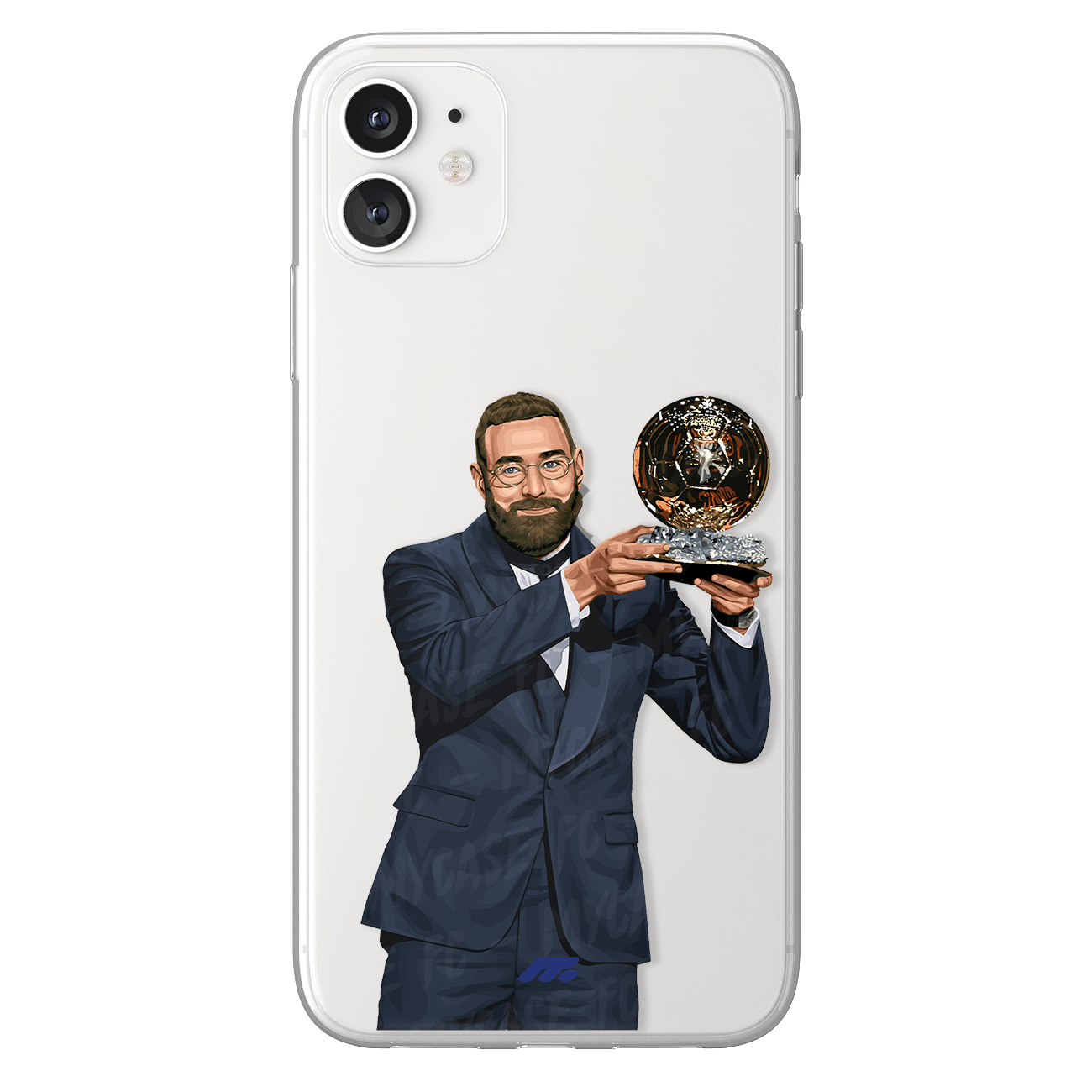 Karim Benzema phone case Real Madrid CF La Liga clear phone case for smartphone
