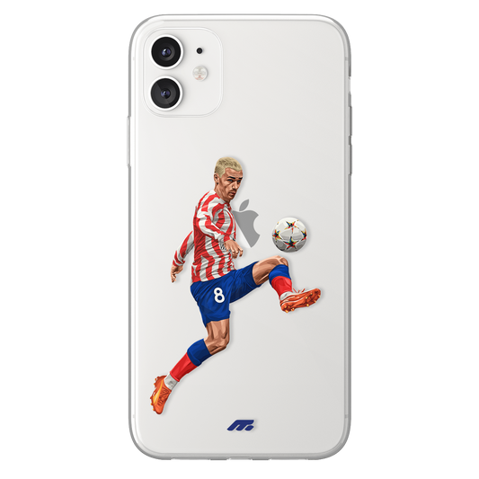 Antoine Griezmann phone case Atletico Madrid La Liga clear phone case for smartphone