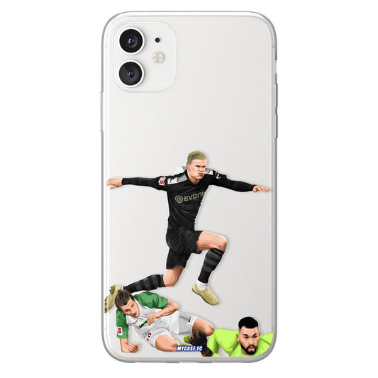 Erding Haaland phone case Borussia Dortmund Bundesliga clear phone case for smartphone