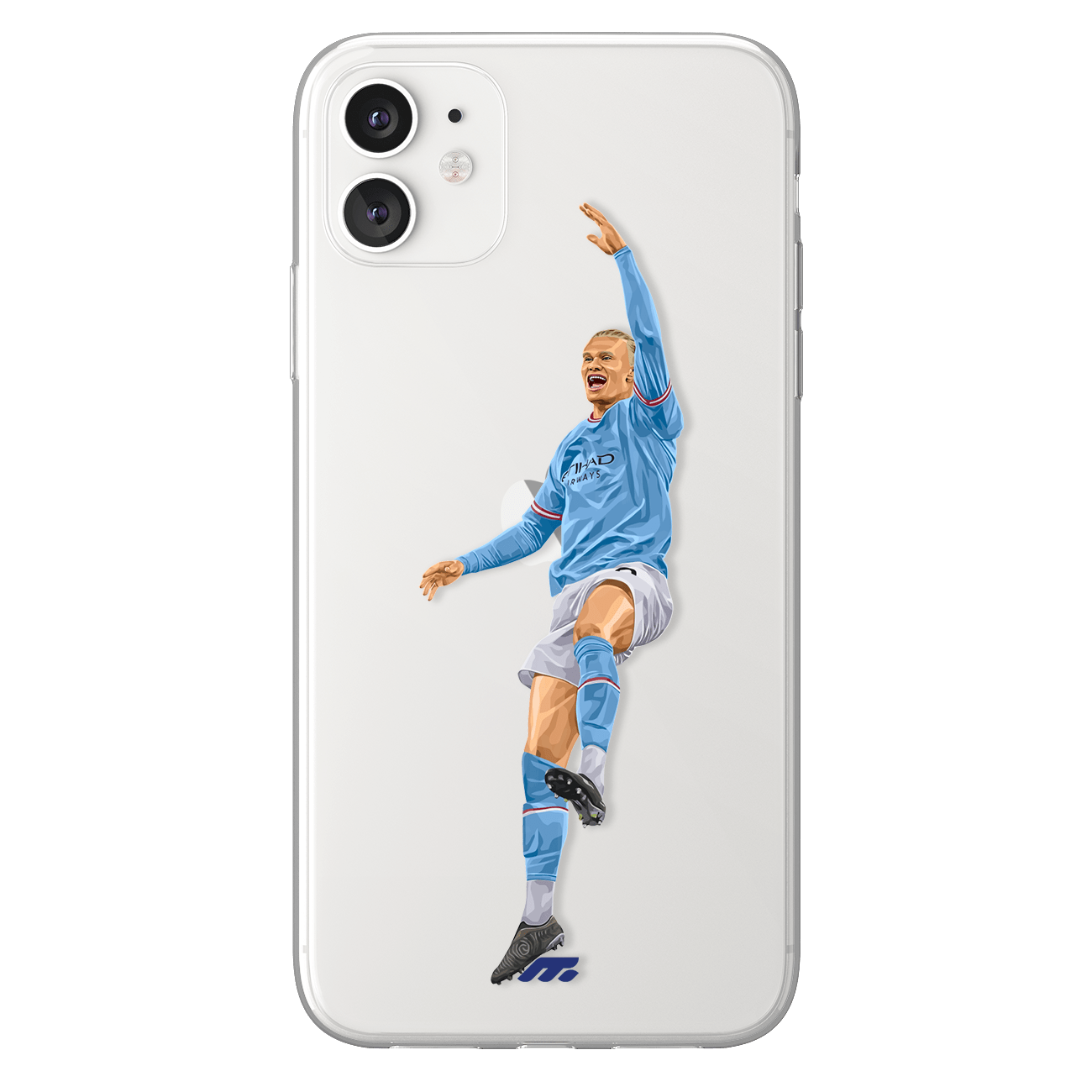 Erling Haaland phone case Manchester City Premier League clear phone case for smartphone