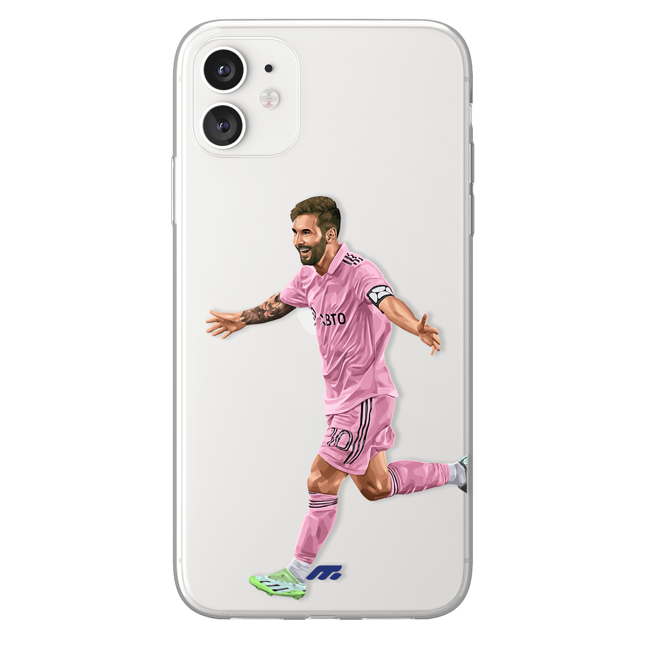 Lionel Messi phone case Inter Miami MLS clear phone case for smartphone