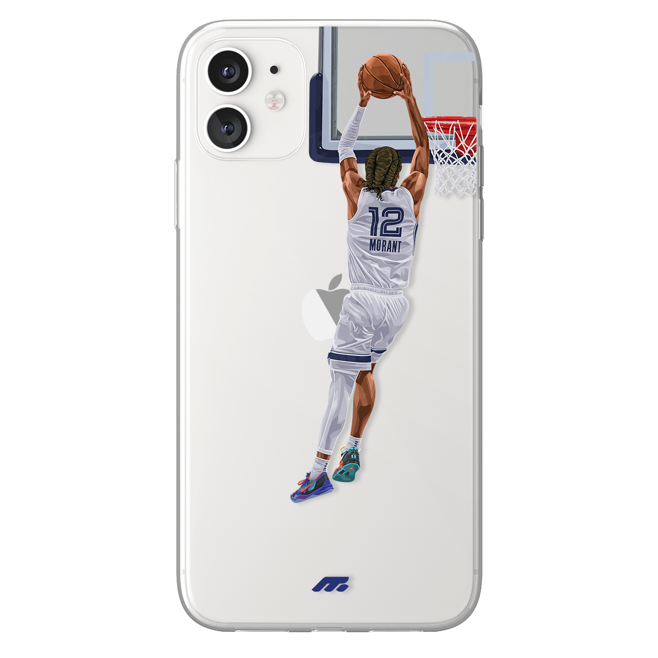 Ja Morant phone case Memphis Grizzlies NBA clear phone case for smartphone