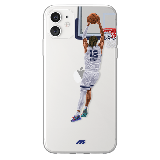 Ja Morant phone case Memphis Grizzlies NBA clear phone case for smartphone